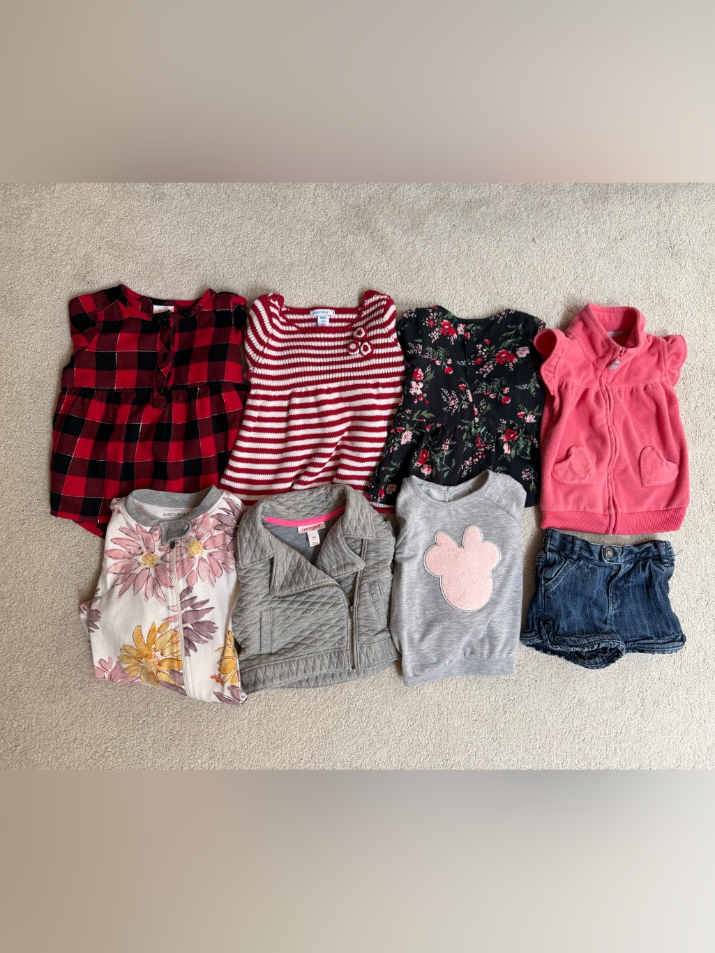 Varied Brands (Carter’s, Disney) Bundle Of 18m Clothing - Excellent Condition